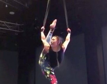 Straps - practicing for show
